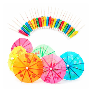 40 Unidades Enfeite Drink Bebida Mini Guarda Chuva Havaiano Charme das suas Bebidas em Oferta na Shopee