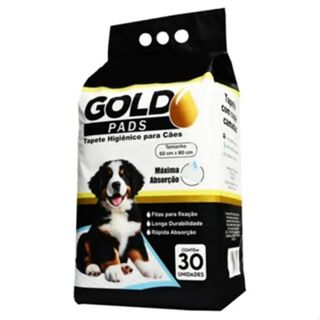 Tapete Higiênico Gold Pads Para Cães Pacote com 30 Unidades | 60x80cm  NF em Oferta na Shopee