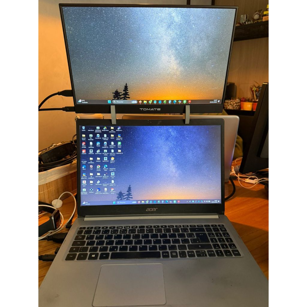 Suporte Para Segunda Tela Monitor Notebook