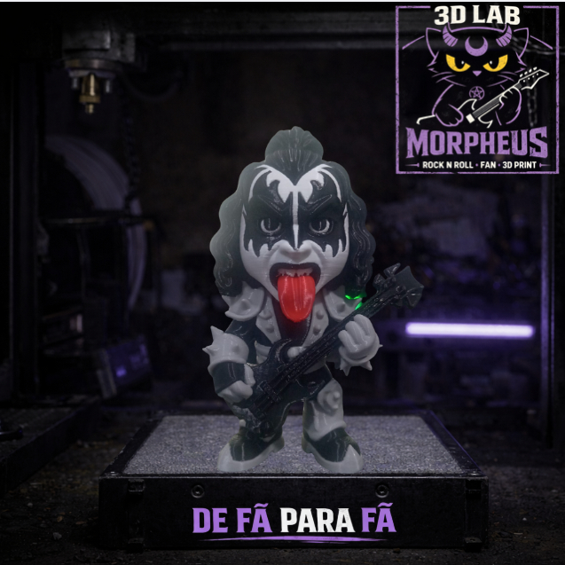 Gene S. Morpheus PopCrafters Classic Rock Impressão 3D Premium 🔥