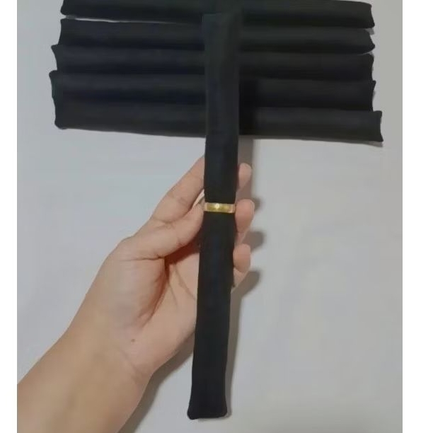 Kit Almofadinhas expositores para jóias/anéis 27x3cm em veludo e suede_com até 6un