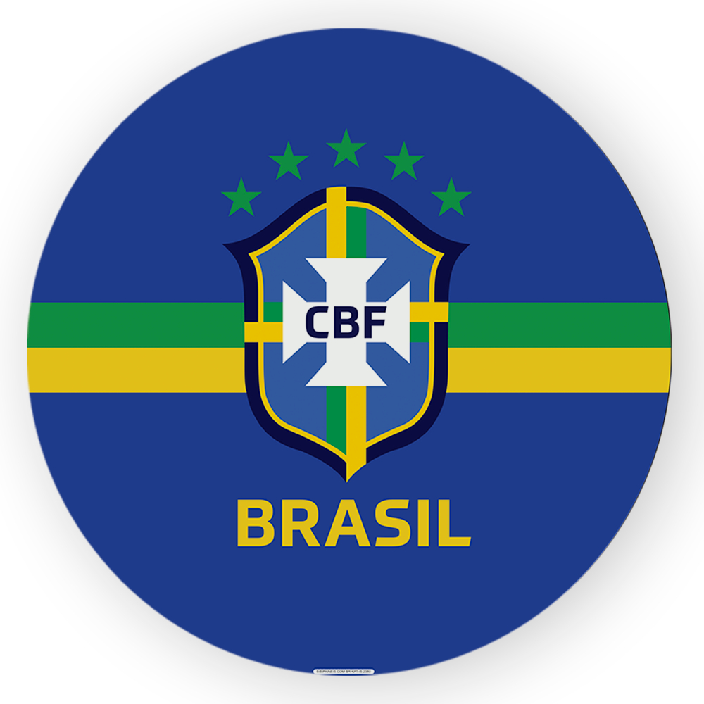 Capa Painel Redondo 1,50 x1,50 Brasil Copa do Mundo Hexa Futebol Decoração Festa Sublimado Novidade em Oferta na Shopee