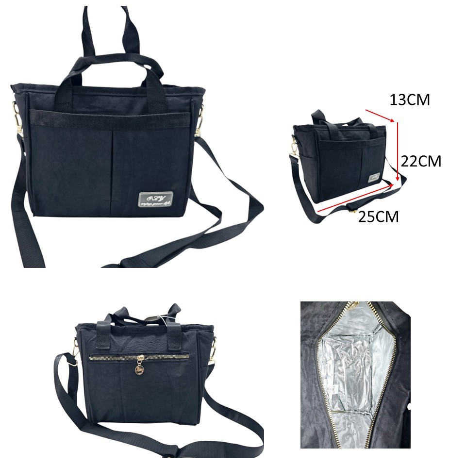 Bolsa Térmica Pequena O’LY – Marmiteira Estilo Tote com Alça Ajustável, Ideal para Trabalho e Passeios em Oferta na Shopee