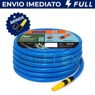 Mangueira de Jardim Trançada Reforçada Completa - Flexivel 10/15/20/25/30/35 Metros PROMOÇÃO em Oferta na Shopee