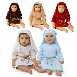 Fantasia do menino Jesus para bebê, fantasia biblica para bebê em Oferta na Shopee