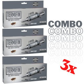 3x Gel Mata Barata TERMIFIN - Atrai e Mata Muito! Muito Poderoso! 10g cada em Oferta na Shopee