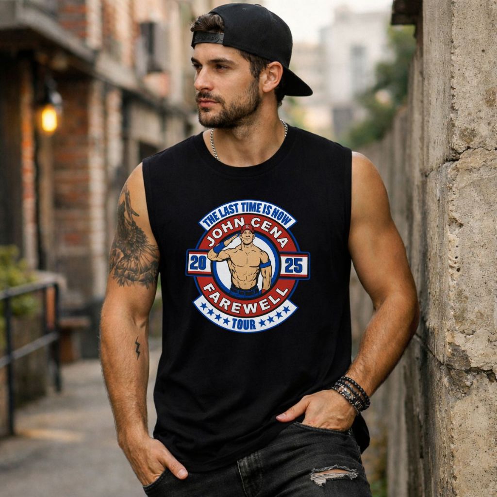 Camiseta Regata Machão Cavada John Cena Lutador WWE Masculina Academia