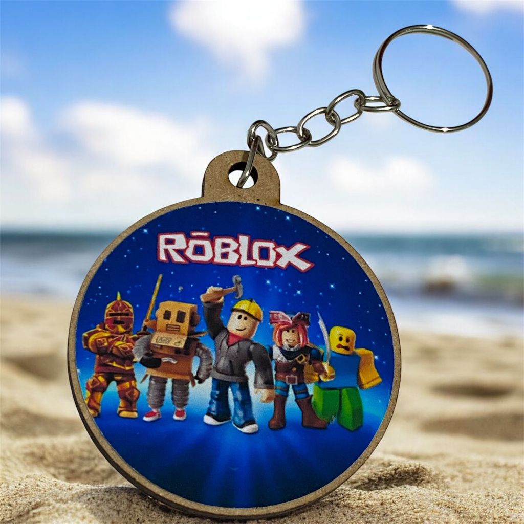 Chaveiros Infantil Roblox Adesivado Personalizados Em Mdf 3mm Lembrancinha Festa Aniversarios em Oferta na Shopee