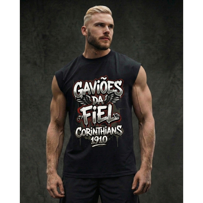 Regata Machão Masculina Gaviões da Fiel Corinthians 1910