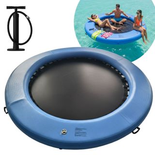Boia Inflável Deck Flutuante 2,44 Metros Praia Represa Azul em Oferta na Shopee
