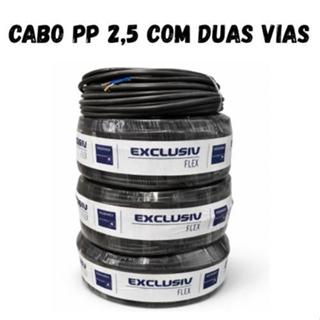 Cabo PP 2x2,5 mm 100 metros 50 metros 40 metros e 30 metros em Oferta na Shopee