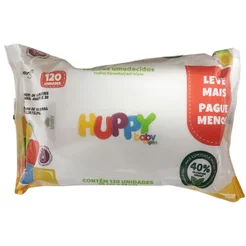 Toalha Umedecida Huppy Baby 120 Unidades
