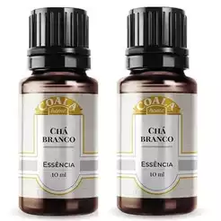 Kit 2 Coala Essência Aromatizante Concentrado Chá Branco 10ml