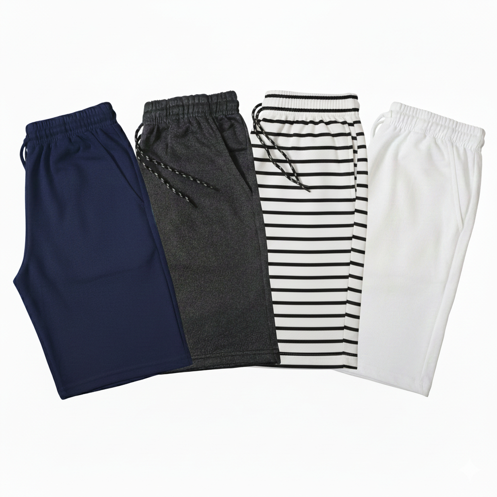 Kit 5 Bermudas de Moletom masculina para treino