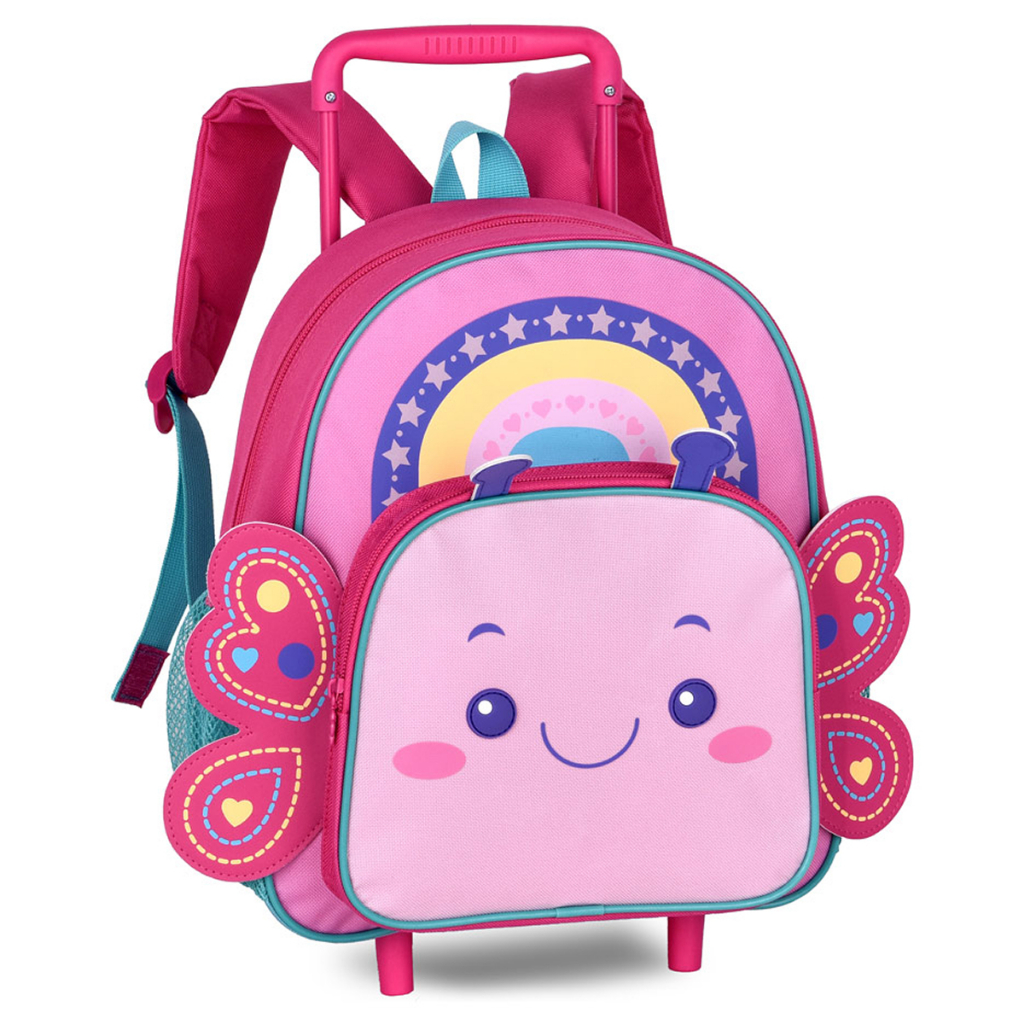 Mochila de Rodinhas Infantil Animais Linha Clio Pets ENVIO IMEDIATO Clio Style em Oferta na Shopee