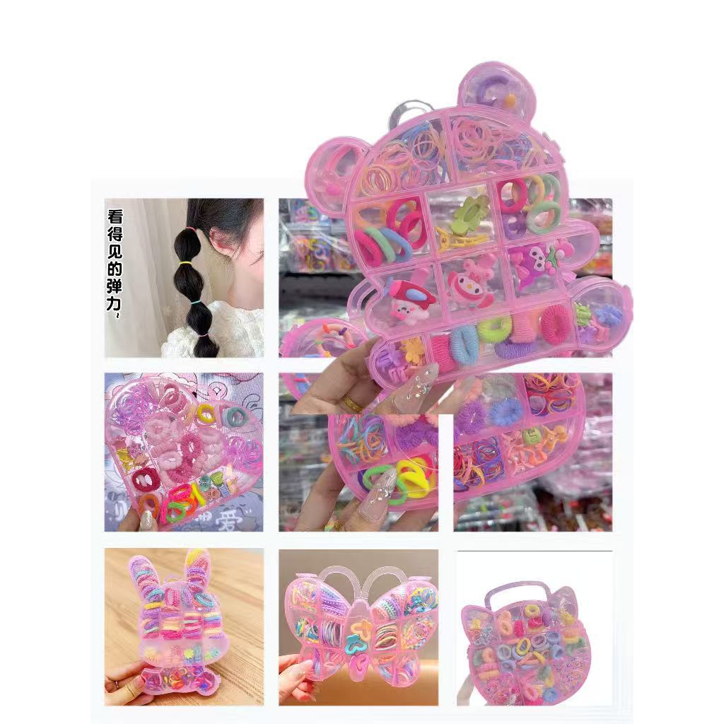 Kit Infantil Estojo 100 Aces Cabelo Com caixa de armazenamento