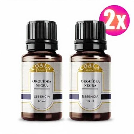 Kit 2 Coala Essência Aromatizante Concentrado Orquídea Negra 10ml