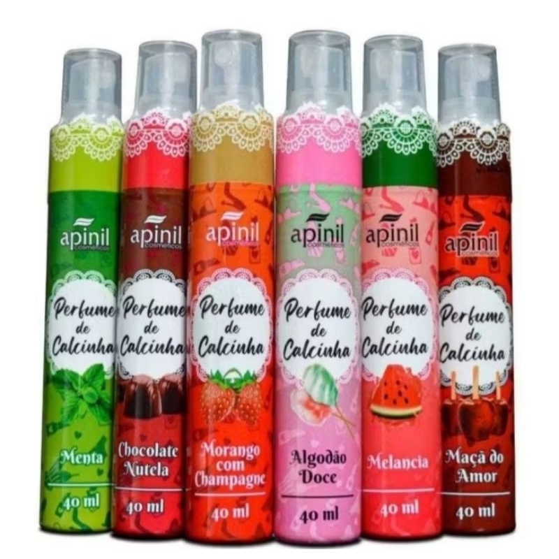 Perfume de Calcinha Spray Aromatico Sensual Desodorante Intimo 40ml Apinil Evita Odores