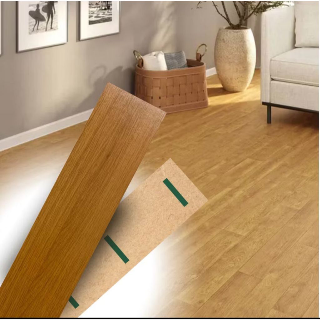 100 Placa De Piso Autocolante Mdf adesivo chão lavável