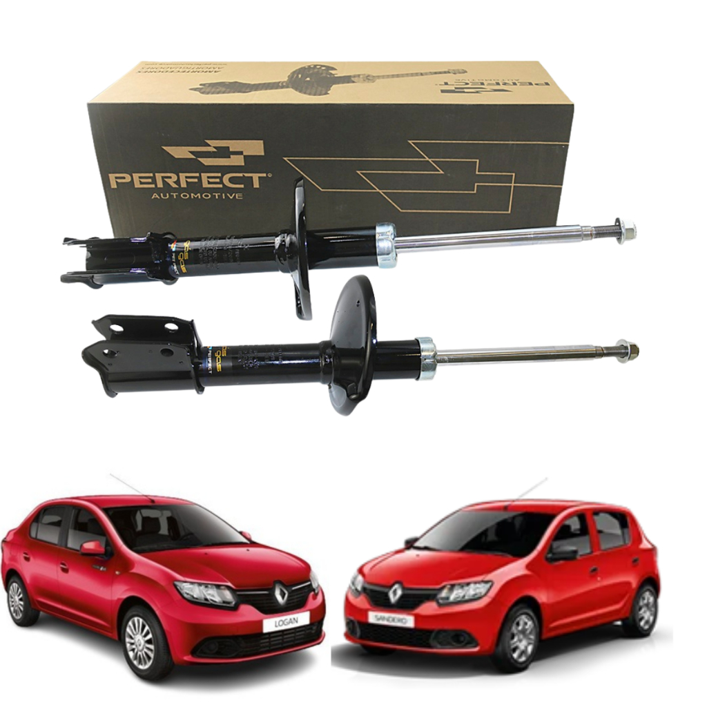 Par Amortecedor Dianteiro Lado Esquerdo/Lado Direito Sandero 2006/2014 Logan 2006/2014 em Oferta na Shopee