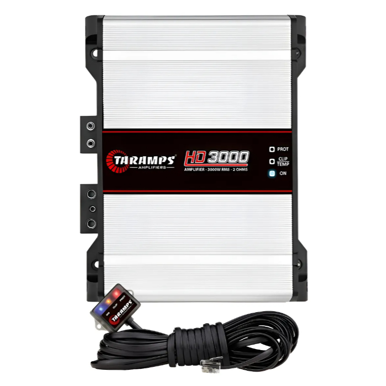 Modulo Taramps Hd 3000 2 Ohms 3000w Rms Amplificador Som Top Branco