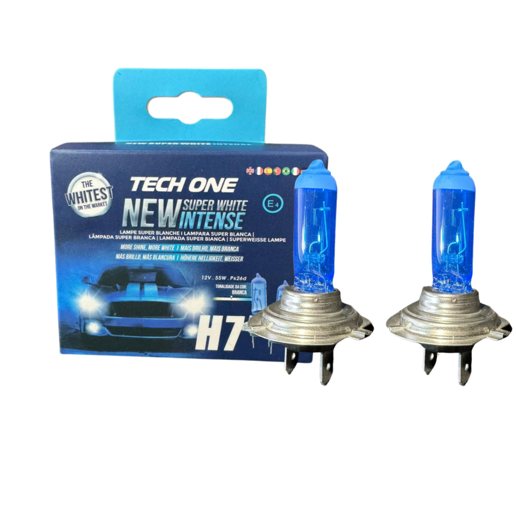 PAR LAMPADA SUPER BRANCA 8500K/2 H7 12V 60W PREMIUM em Oferta na Shopee