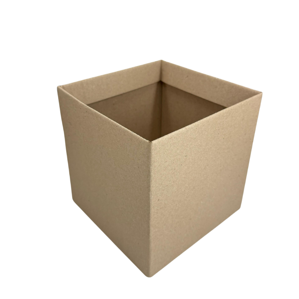 50 Cachepot Quadrado Alto, P/ Flores, Presentes - 14x14x14cm