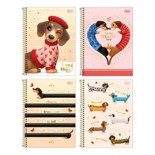 Caderno Espiral Capa Dura Colegial 10 Matérias Brownie 120 Folhas em Oferta na Shopee