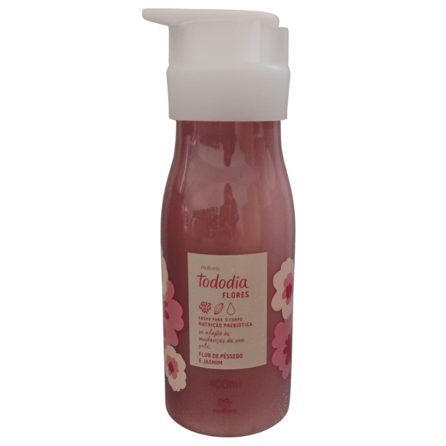 Creme Hidratante Corporal Flores Flor de Pêssego e Jasmim 400ml Natura