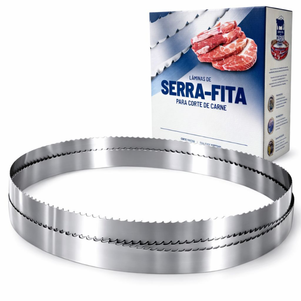 Lamina Para Serra Fita de Bancada 1,80 Mts Corte de Carne Açougue