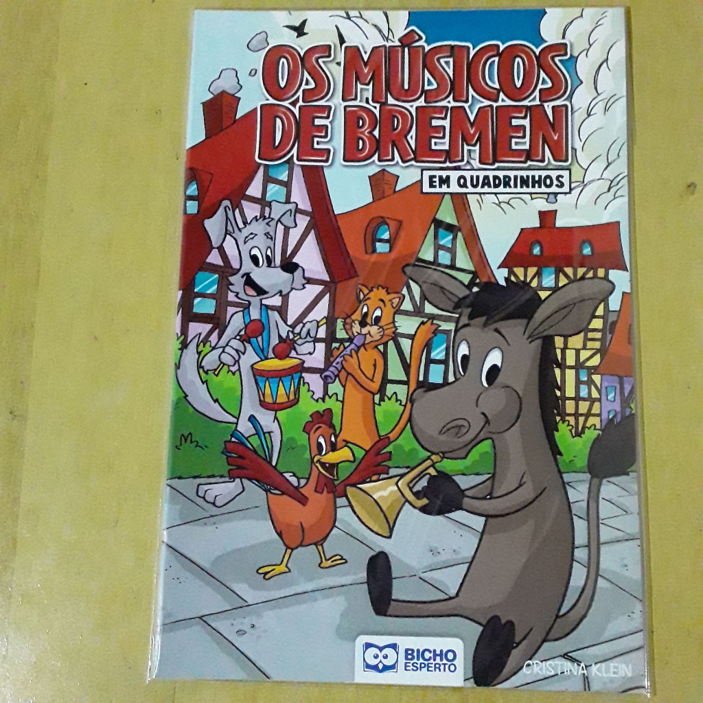 GB05 GIBI OS MÚSICOS DE BREMEN EM QUADRINHOS + HQ SELEÇÃO BRASILEIRA
