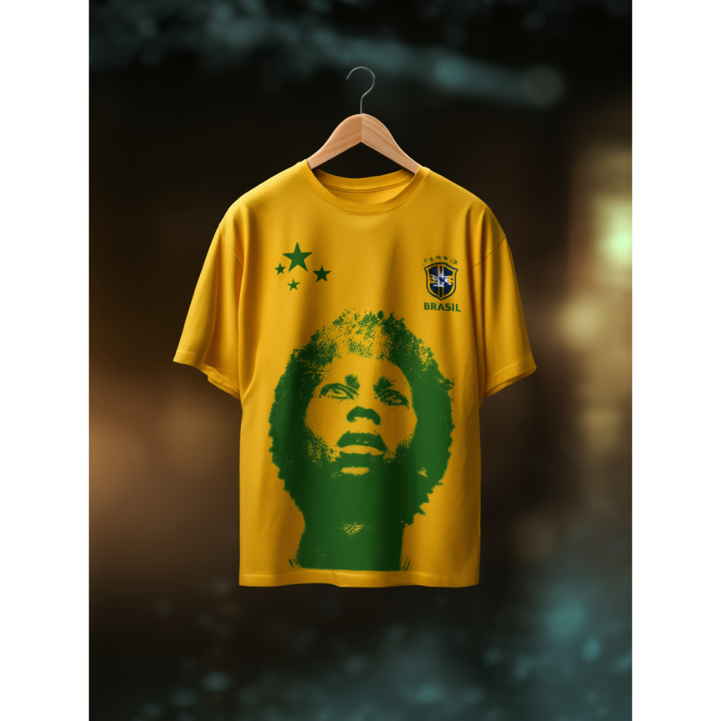 Camiseta Streetwear copa do Brasil Dizem Que o Amor Atrai – Streetwear Unissex  Oversized  Estampada em Oferta na Shopee