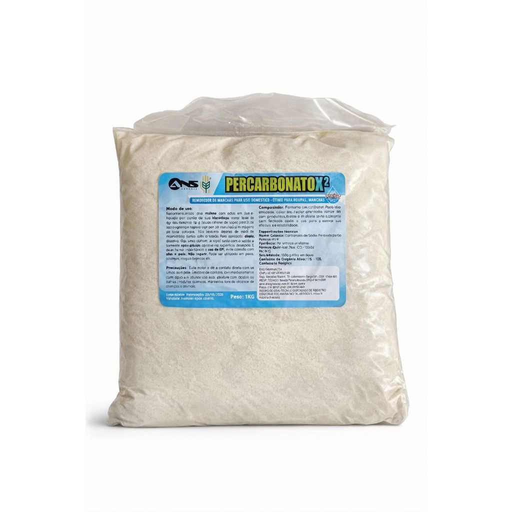 Percarbonato de Sódio OX2 1kg Tira Manchas Roupas Brancas e Coloridas em Oferta na Shopee