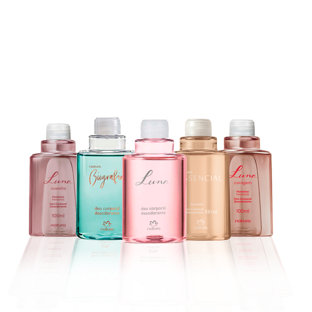 Natura Desodorante Corporal Biografia Essencial Luna Clássico Coragem Ousadia Feminino 100 ml Refil