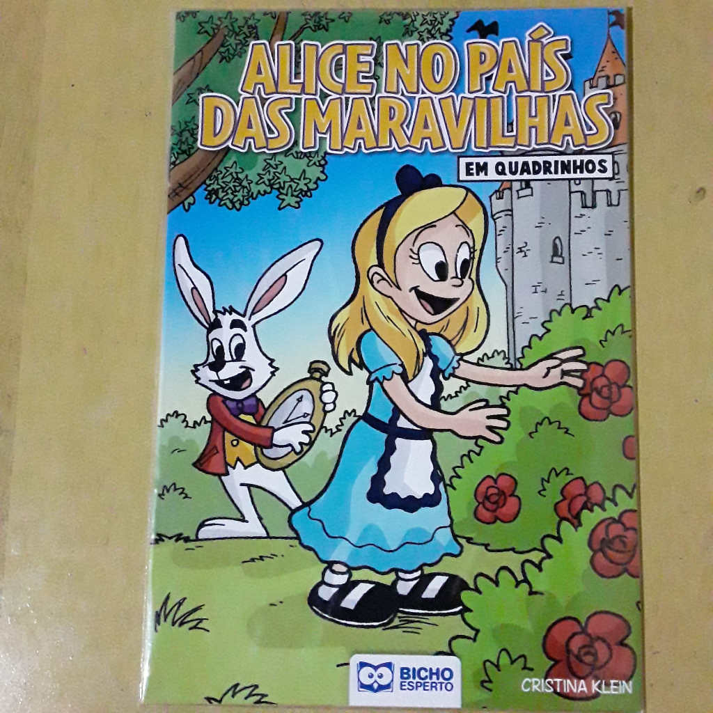 GB05 GIBI ALICE NO PAÍS DAS MARAVILHAS EM QUADRINHOS + HQ SELEÇÃO BRASILEIRA