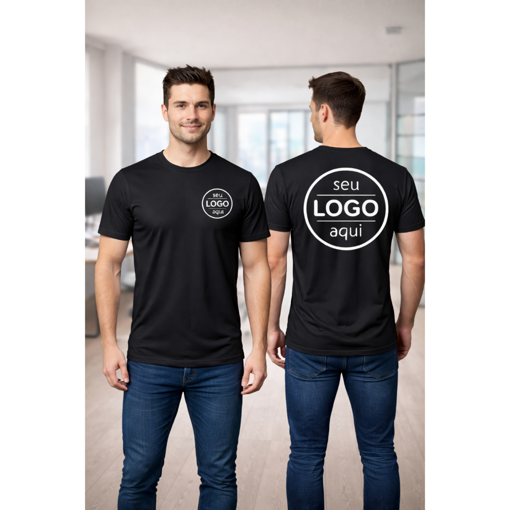 Camisa  Personalizada com Sua Logo Ideal para Empresas e Eventos em Oferta na Shopee