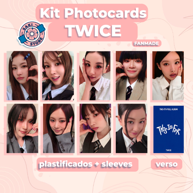 Photocard Twice - Fanmade - Kpop - Selca - THIS IS FOR