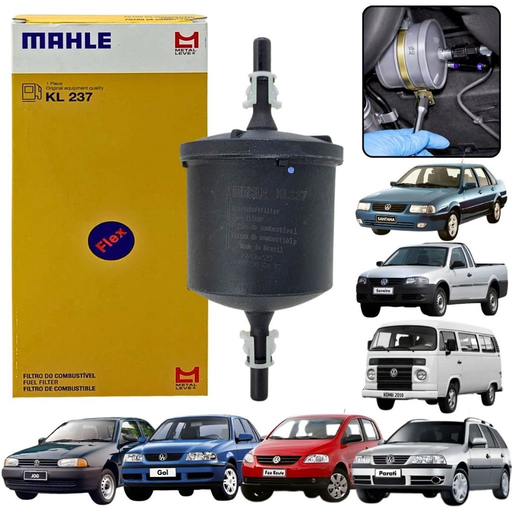 Filtro Combustível Gol G2 G3 Fox Kombi Parati Santana em Oferta na Shopee