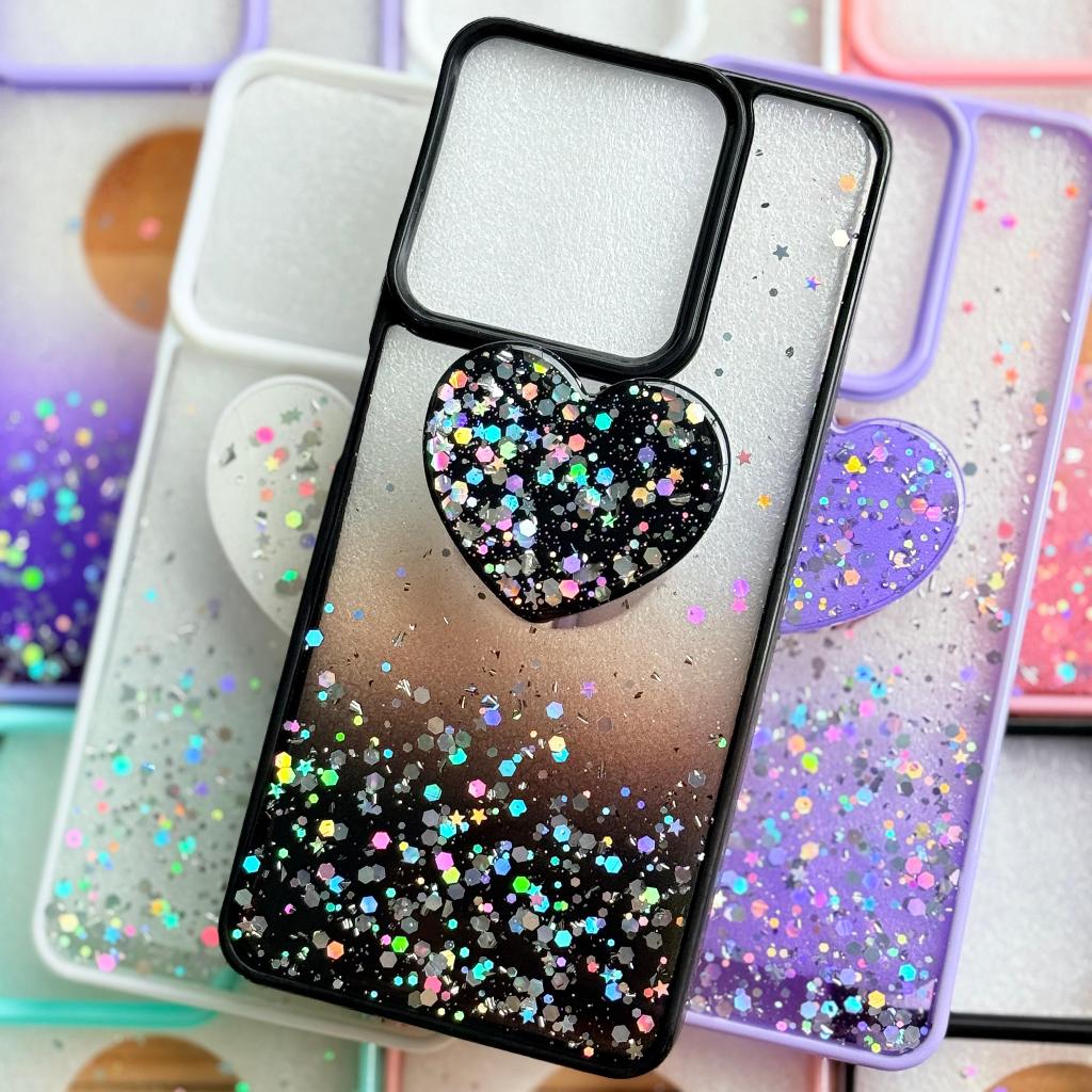 Capa Capinha com suporte de coração para Motorola Moto Edge 60 Fusion / Moto Edge 60 / Moto G06 / Moto G56 / Moto G86 em Oferta na Shopee