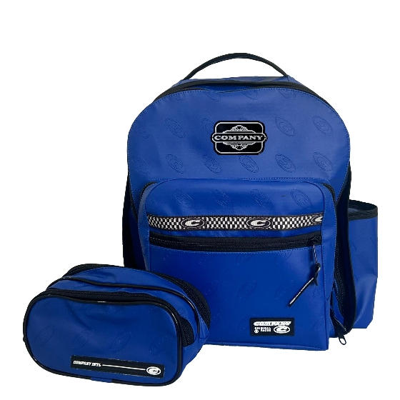 Mochila Company BY Urbanic C/ESTOJO Lançamento 2025 Azul Royal em Oferta na Shopee