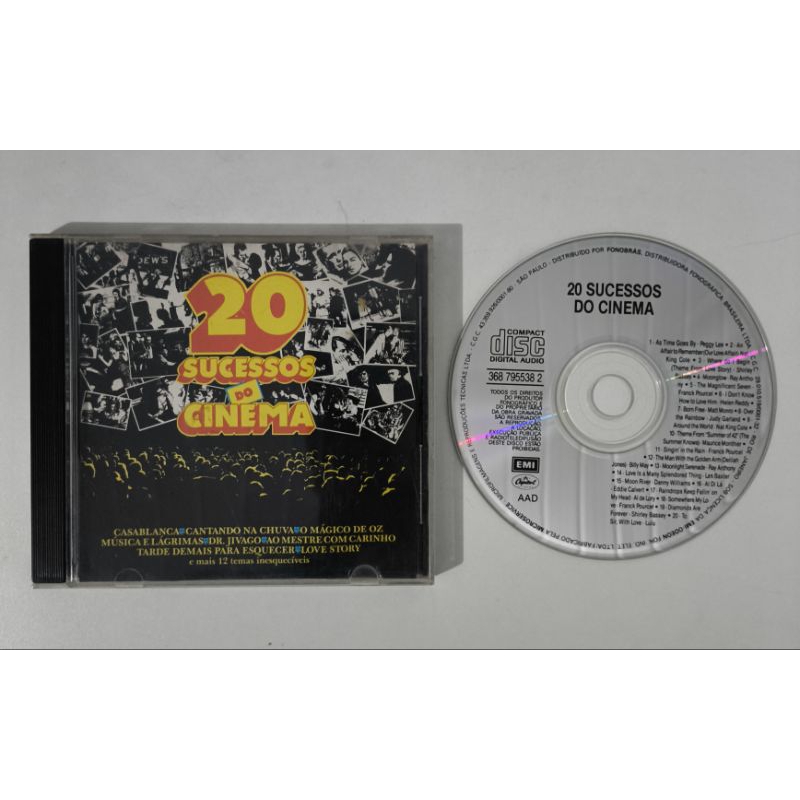 Cd Música - 20 Sucessos Do Cinema - CasaBlanca