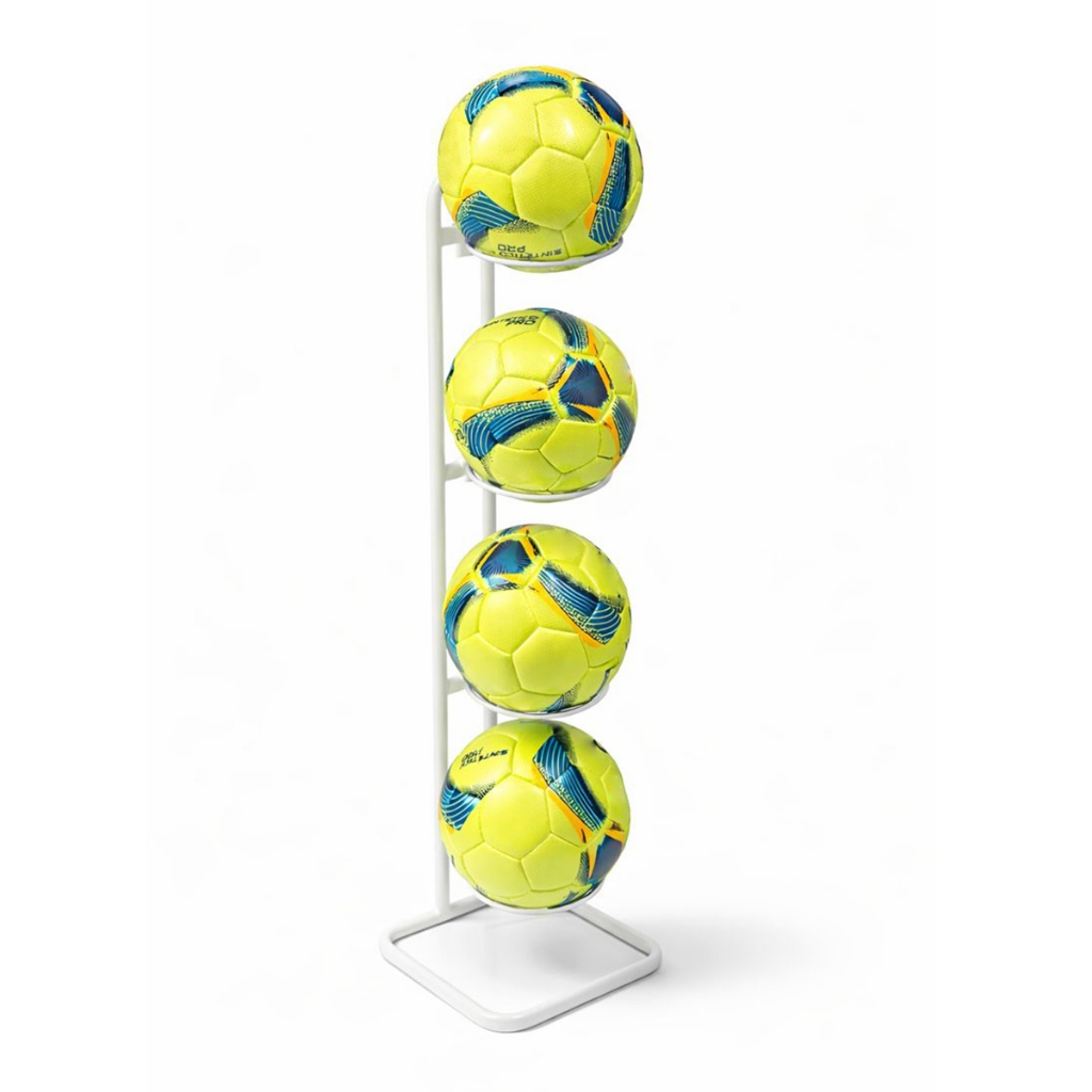 SUPORTE BOLA DE FUTEBOL BASQUETE E VÔLEI PARA 4 BOLAS DE CHÃO ORGANIZADOR REFORÇADO