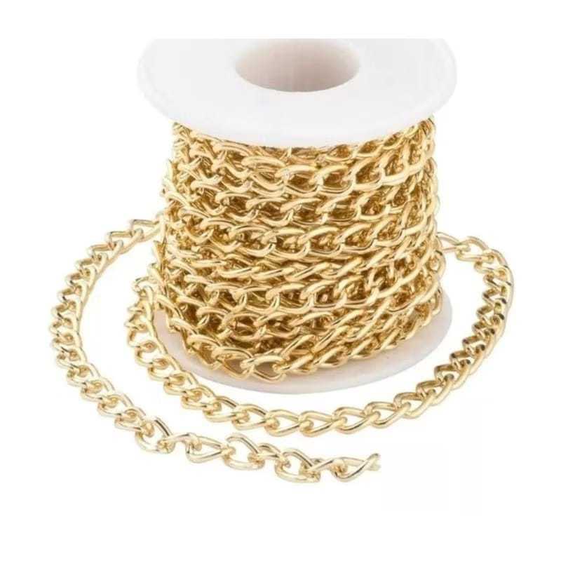 10 M Corrente de Metal Premium Lixada para Alças de Bolsas Artesanato Acessórios Cintos Universal