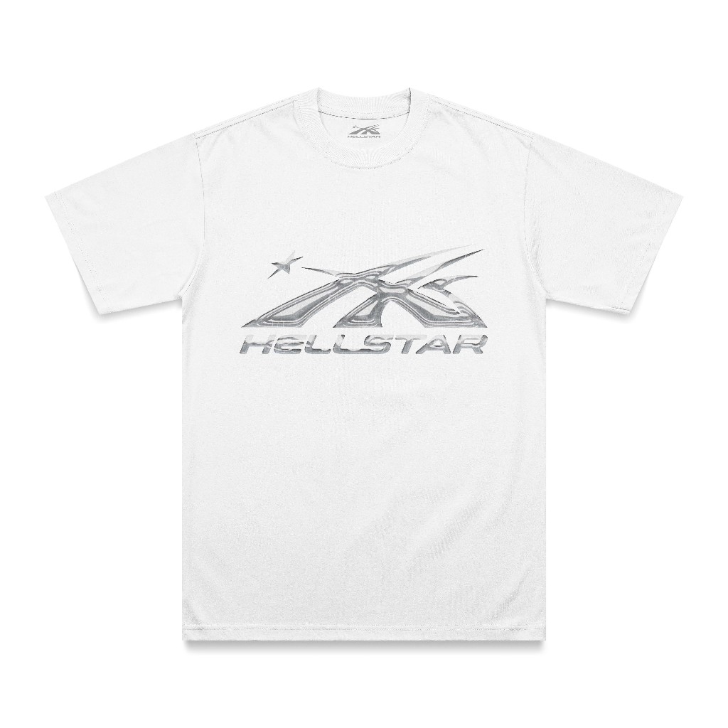 Camiseta Basic Streetwear Estampada Chrome Script HELL *TAR