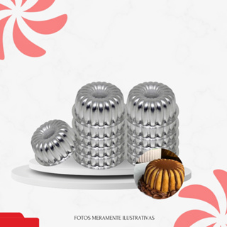 KIT C/12 MINI FORMAS DECORADAS GOMADA N1 9X4 em Oferta na Shopee