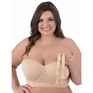 Sutiã Premium Tomara Que Caia Plus Size  - Sustentação Reforçada em Oferta na Shopee