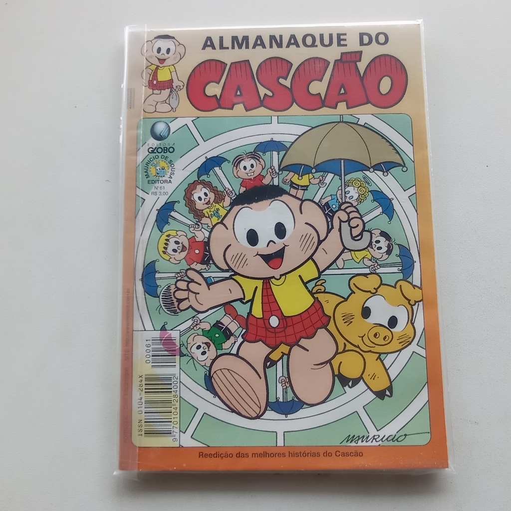 Almanaque Do Cascão Nº 61 - Turma da Mônica - Ed. Globo - 2000