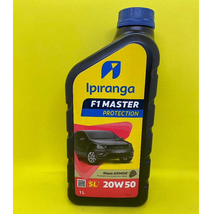 ÓLEO 20W50 SL MINERAL LUBRIFICANTE 1L IPIRANGA F1 MASTER INDICADO MOTORES CARBURADOS E INJETADOS em Oferta na Shopee