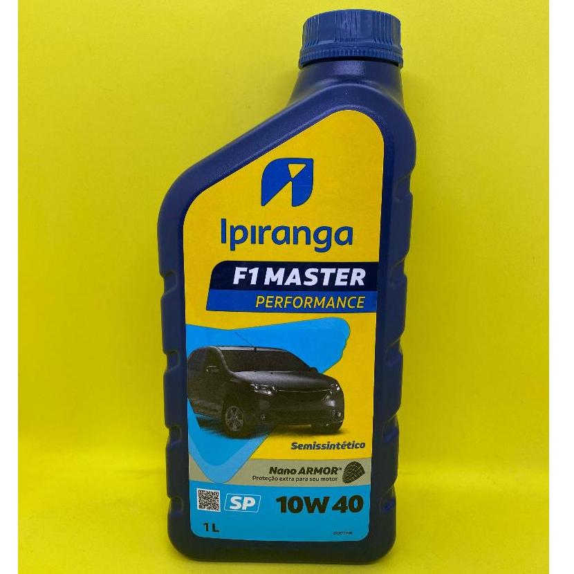 ÓLEO 10W40 SP SEMISSINTÉTICO 1L LUBRIFICANTE IPIRANGA F1 MASTER CHEVROLET CITROEN FIAT NISSAN PEUGEOT RENAULT VOLKSWAGEN em Oferta na Shopee