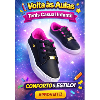 TENIS INFANTIL FEMININO CORAÇAO PROMOÇAO em Oferta na Shopee